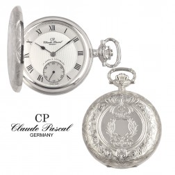 Taschenuhr Savonette Silber 925/-, Antik-Dekor, Unitas 6498 Handaufzug