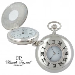 Taschenuhr, Silber 925/-, Savonette, Deckel mit Sichtglas, Handaufzug 